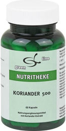 Green Line Nutritheke Koriander Kapseln 60 Stück pflanzlicher Ursprung glutenfrei laktosefrei ohne Gelatine und Zusatzstoffe – Bild 1 von 2