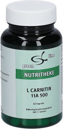 green line NUTRITHEKE L-Carnitin 60 Kapseln – Bild 1 von 2