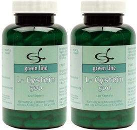 green line NUTRITHEKE L-Cystein Kapseln glutenfrei laktosefrei ohne Gelatine – Bild 1 von 1