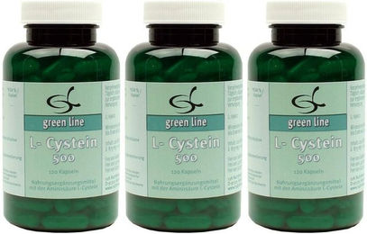 green line NUTRITHEKE L-Cystein Kapseln glutenfrei laktosefrei ohne Gelatine – Bild 1 von 1