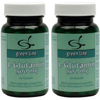 Produktbild von green line NUTRITHEKE L-Glutamin 500 mg Kapseln 120 Stück glutenfrei laktosefrei ohne Gelatine und Zusatzstoffe