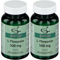 Produktbild von green line NUTRITHEKE L-Threonin 500 mg Kapseln 120 Stück glutenfrei und laktosefrei