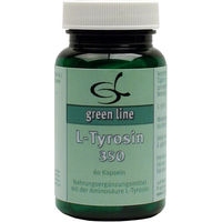 Produktbild von green line NUTRITHEKE L-Tyrosin Kapseln glutenfrei laktosefrei ohne Gelatine und Zusatzstoffe