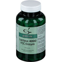 Produktbild von green line NUTRITHEKE Lactase 4000 FCC Enzym Kapseln 200 Stück glutenfrei ohne Gelatine