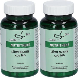 green line NUTRITHEKE Löwenzahn 500 mg Kapseln vegan glutenfrei laktosefrei 120 Stück – Bild 1 von 1