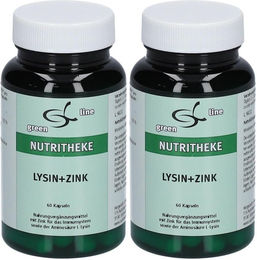 green line NUTRITHEKE Lysin und Zink Citrat Kapseln 120 Stück – Bild 1 von 1