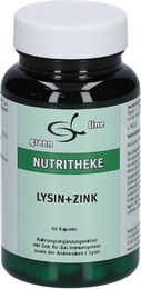 green line NUTRITHEKE Lysin und Zink Citrat Kapseln 60 Stück – Bild 1 von 2