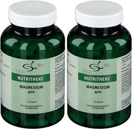 green line NUTRITHEKE Magnesium 400 mg Kapseln 120 Stück glutenfrei laktosefrei ohne Gelatine für Sportler – Bild 1 von 1