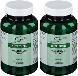 green line NUTRITHEKE Magnesiumcitrat Kapseln 240 Stück glutenfrei laktosefrei ohne Gelatine und Zusatzstoffe – Bild 1 von 1