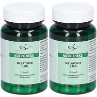 Produktbild von green line NUTRITHEKE Melatonin 1 mg Kapseln laktosefrei und ohne Zusatzstoffe 30 Stück