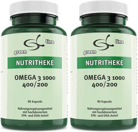 green line NUTRITHEKE Omega 3 Algenöl Kapseln 834 mg – Bild 1 von 1