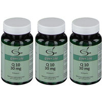 Produktbild von green line NUTRITHEKE Q 10 mit Ubiquinon 30 mg vegetarische Kapseln 90 Stück