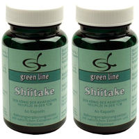 Produktbild von green line NUTRITHEKE Shiitake Kapseln 120 Stück glutenfrei laktosefrei ohne Gelatine und Zusatzstoffe
