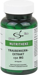 green line Nutritheke Traubenkernextrakt 150 mg Kapseln 60 Stück glutenfrei laktosefrei ohne Gelatine – Bild 1 von 2