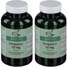 green line NUTRITHEKE Ubiquinol 50 mg Kapseln 120 Stück glutenfrei und laktosefrei – Bild 1 von 2