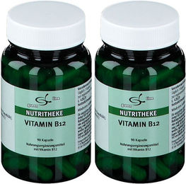 green line NUTRITHEKE Vitamin B12 Kapseln 180 Stück vegetarisch laktosefrei glutenfrei ohne Zusatzstoffe – Bild 1 von 1