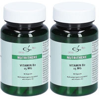 Produktbild von green line NUTRITHEKE Vitamin B2 15 mg Kapseln vegan laktosefrei glutenfrei 180 Stück