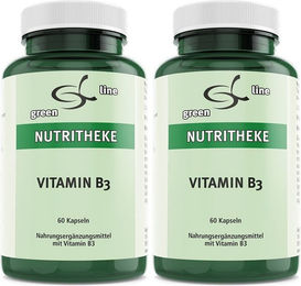 green line NUTRITHEKE Vitamin B3 Niacin Kapseln 120 Stück laktosefrei und ohne Zusatzstoffe – Bild 1 von 1
