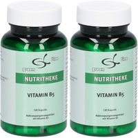 Produktbild von green line NUTRITHEKE Vitamin B7 Pantothensäure Kapseln 120 Stück glutenfrei laktosefrei ohne Gelatine
