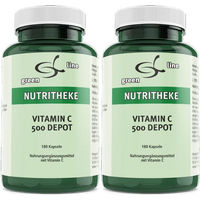 Produktbild von green line NUTRITHEKE Vitamin C 500 Depot Ascorbinsäure Kapseln 180 Stück
