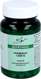 green line NUTRITHEKE Vitamin D3 1000 I.E. Kapseln 90 Stück – Bild 1 von 2