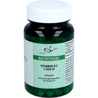 Produktbild von green line NUTRITHEKE Vitamin D3 1000 I.E. Kapseln 90 Stück