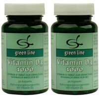 Produktbild von green line NUTRITHEKE Vitamin D3 1000 I.E. Kapseln laktosefrei und ohne Zusatzstoffe