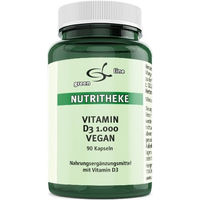 Produktbild von green line NUTRITHEKE Vitamin D3 1000 IE Kapseln vegan mit Flechten 90 Stück