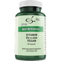 Produktbild von green line NUTRITHEKE Vitamin D3 2000 IE Kapseln vegan mit Flechten 90 Stück