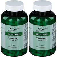 Produktbild von green line NUTRITHEKE Vitamin D3 2400 I.E. Kapseln 180 Stück glutenfrei laktosefrei ohne Gelatine und Zusatzstoffe