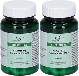 green line NUTRITHEKE Vitamin D3 3000 IE und Vitamin K2 MK9 Kapseln 120 Stück – Bild 1 von 1
