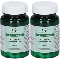 Produktbild von green line NUTRITHEKE Vitamin D3 3000 IE und Vitamin K2 MK9 Kapseln 120 Stück