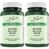 Produktbild von green line NUTRITHEKE Vitamin D3 4000 vegan Kapseln 180 Stück