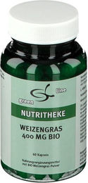 Green Line Nutritheke Weizengras Bio Kapseln 400 mg – Bild 1 von 2