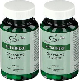 green line NUTRITHEKE Zink Citrat 13,2 mg 120 Kapseln – Bild 1 von 1
