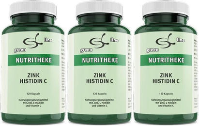 green line NUTRITHEKE Zink Histidin Citrat Kapseln 120 Stück – Bild 1 von 1