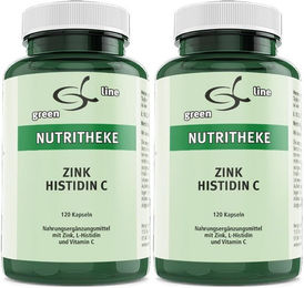 green line NUTRITHEKE Zink Histidin Citrat und Vitamin C Kapseln 120 Stück – Bild 1 von 1