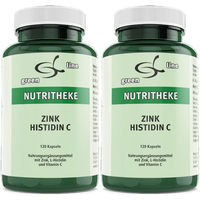 Produktbild von green line NUTRITHEKE Zink Histidin Citrat und Vitamin C Kapseln 120 Stück