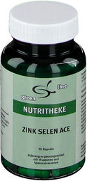 green line NUTRITHEKE Zink Selen ACE Kapseln glutenfrei laktosefrei ohne Gelatine – Bild 1 von 2