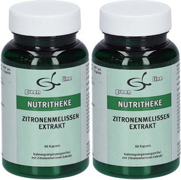 green line NUTRITHEKE Zitronenmelissenextrakt Kapseln vegan laktosefrei glutenfrei 120 Stück – Bild 1 von 1
