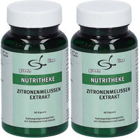 Produktbild von green line NUTRITHEKE Zitronenmelissenextrakt Kapseln vegan laktosefrei glutenfrei 120 Stück