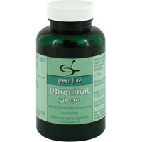 Produktbild von Green Line Ubiquinol 50 mg Kapseln 120 Stück laktosefrei und glutenfrei