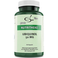 Produktbild von Green Line Ubiquinol 50 mg Kapseln laktosefrei und glutenfrei 60 Stück