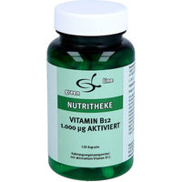 Produktbild von green line Vitamin B12 1.000 µg aktiviert Kapseln 120 Stück vegan laktosefrei glutenfrei