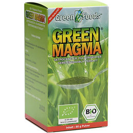 GREEN MAGMA Bio Gerstengrasextrakt Pulver 80 g – Bild 1 von 4
