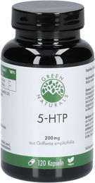 GREEN NATURALS 5-HTP 200 mg vegan Kapseln 120 Stück – Bild 1 von 2