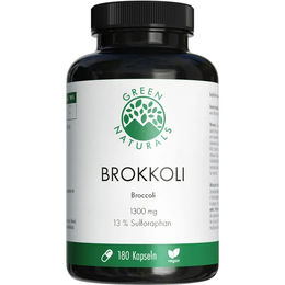 GREEN NATURALS Brokkoli mit Sulforaphan vegan Kapseln 180 Stück – Bild 1 von 2