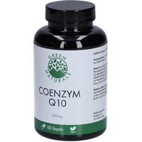 Produktbild von Green Naturals Coenzym Q10 Ubiquinon 250 mg Kapseln vegan 180 Stück