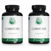 Produktbild von GREEN NATURALS Cordyceps Sinensis hochdosiert vegan 180 Kapseln