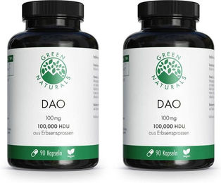GREEN NATURALS DAO 100 mg vegan Kapseln 180 Stück – Bild 1 von 2